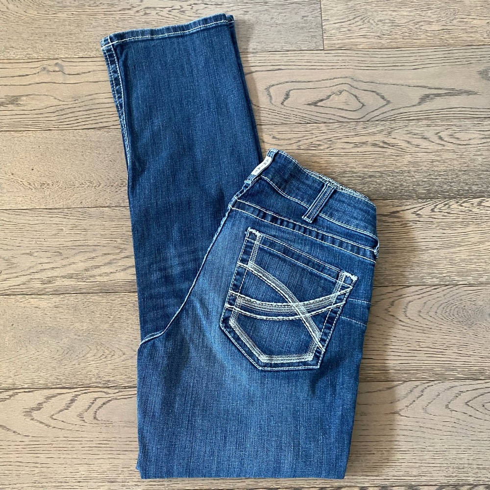 Ariat Real Denim Mid-Rise Straight Leg Jeans
